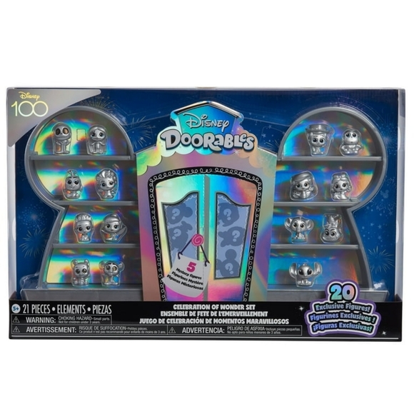 Disney 100 Doorables 21-Pack Celebration Set of Exclusive Figures 21 Piece Pack